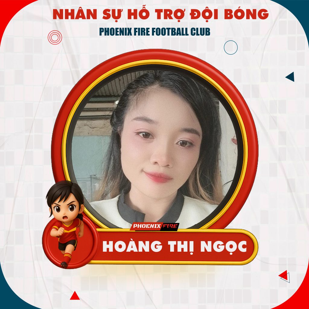 Nhân sự hỗ trợ đội bóng Hoàng Thị Ngọc