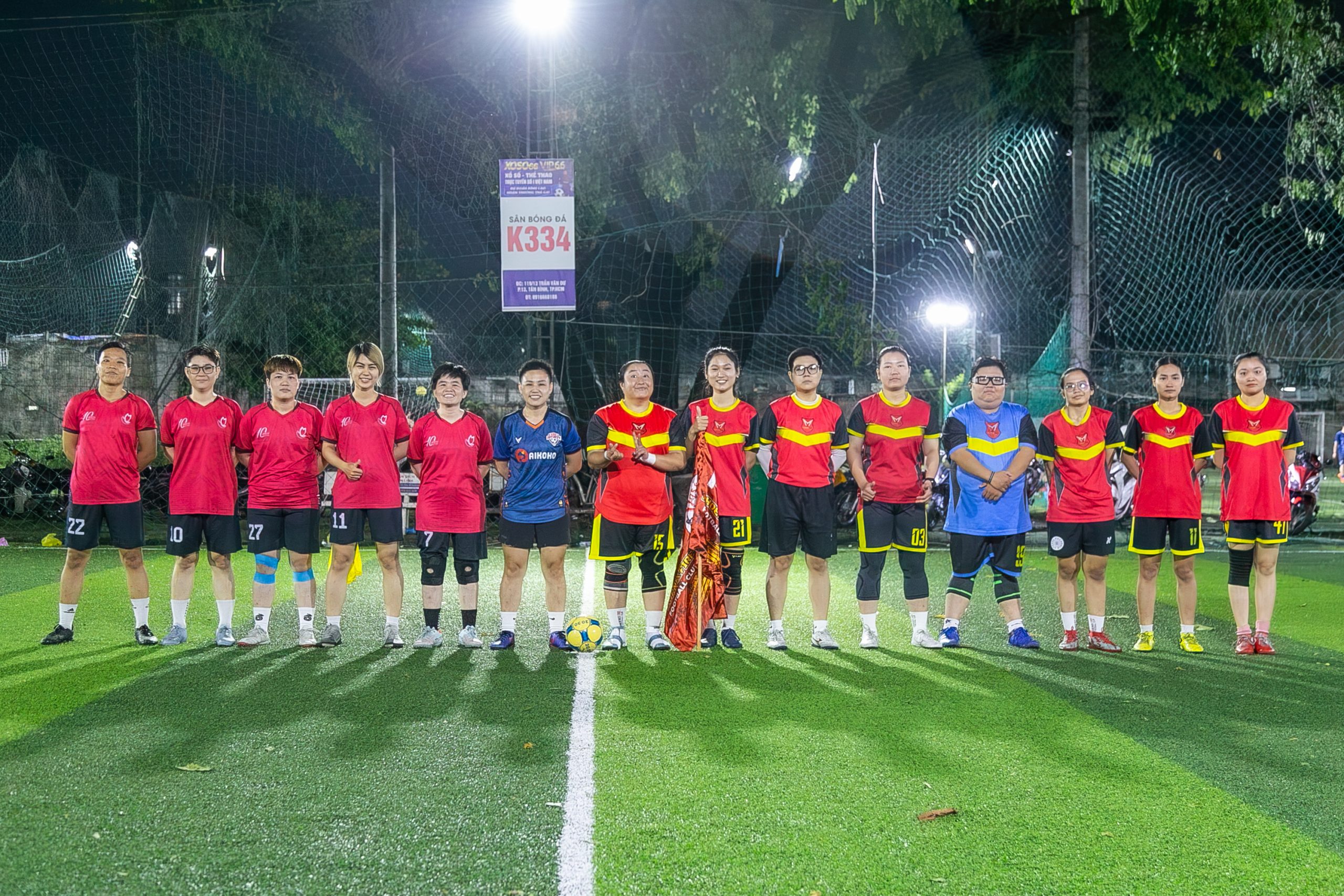 Bóng đá nữ pffc giao hữu eighteen plus